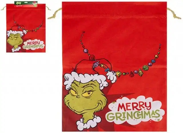 Christmas GrInch Santa Sack