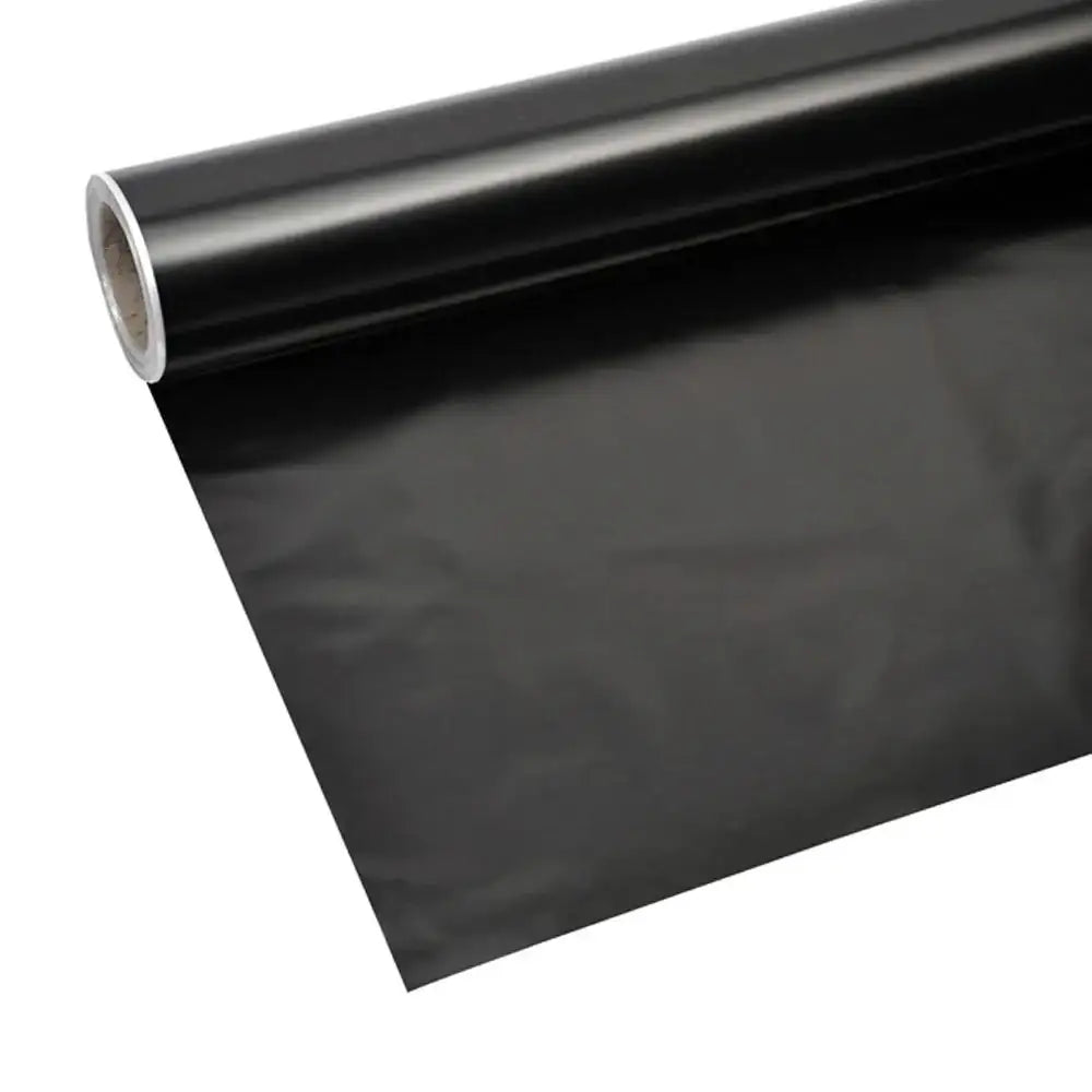 Black Frosted Cellophane (80cm x 50m)