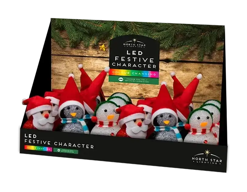 Colour Changing LED Christmas Character