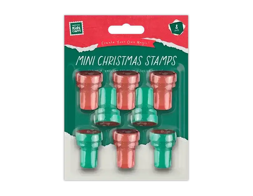 Mini Christmas Stamps (Pack of 8)