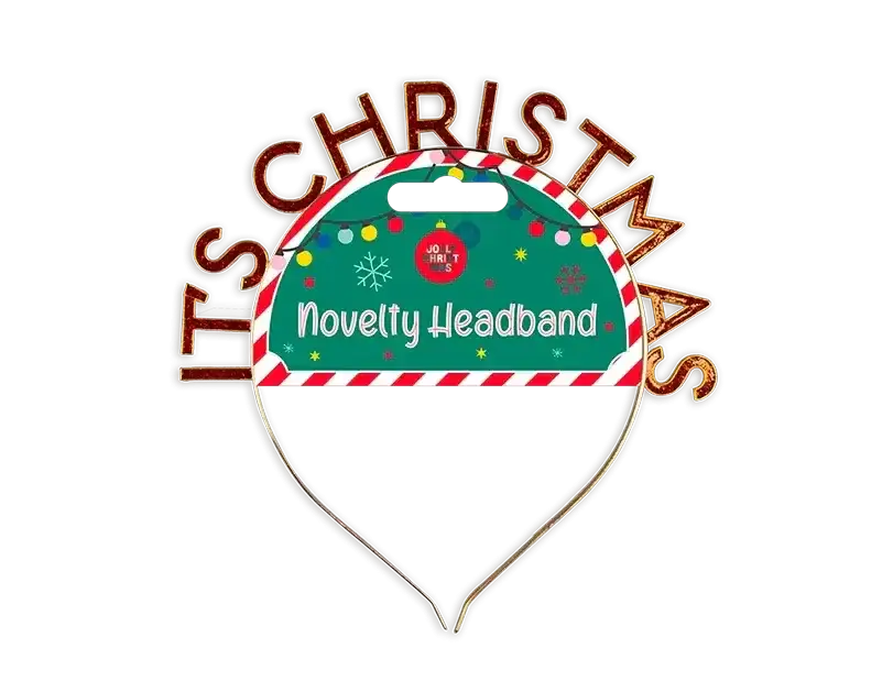 Its Christmas Metal Headband