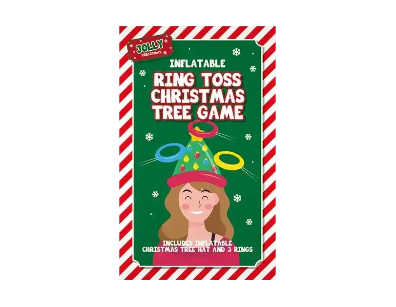 Festive Christmas Inflatable Ring Toss