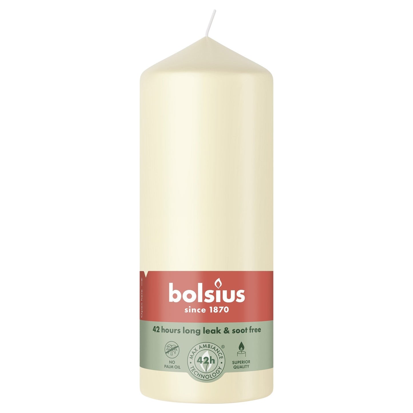 Soft Pearl Pillar Candle (150 x 58mm)