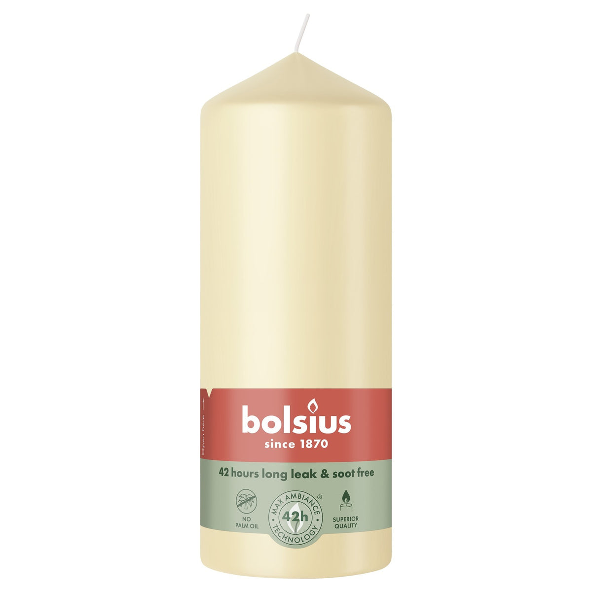 Discover the Bolsius Beige Essentials Pillar Candle (150mm) at Bristow Direct