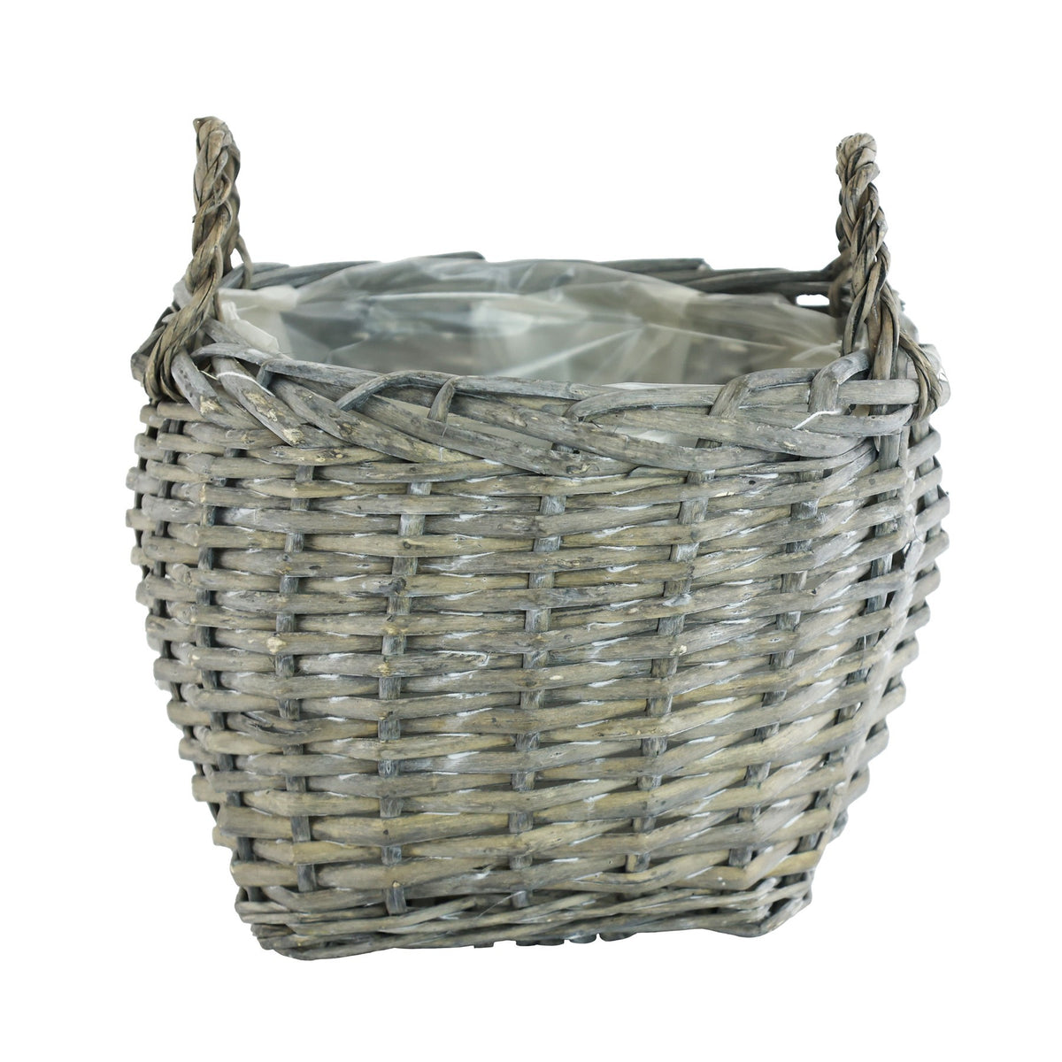 Discover the Grey Split Basket with Handles (17cm) at Bristow Direct