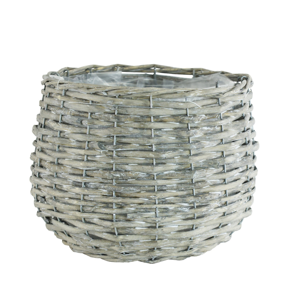 Discover the Grey Wicker Basket (18cm) at Bristow Direct