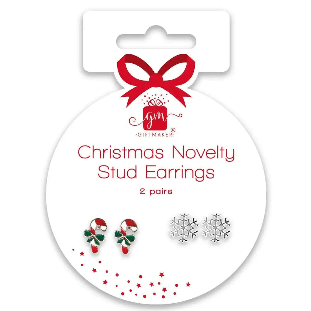 Festive Christmas Stud Earrings (2 Designs)