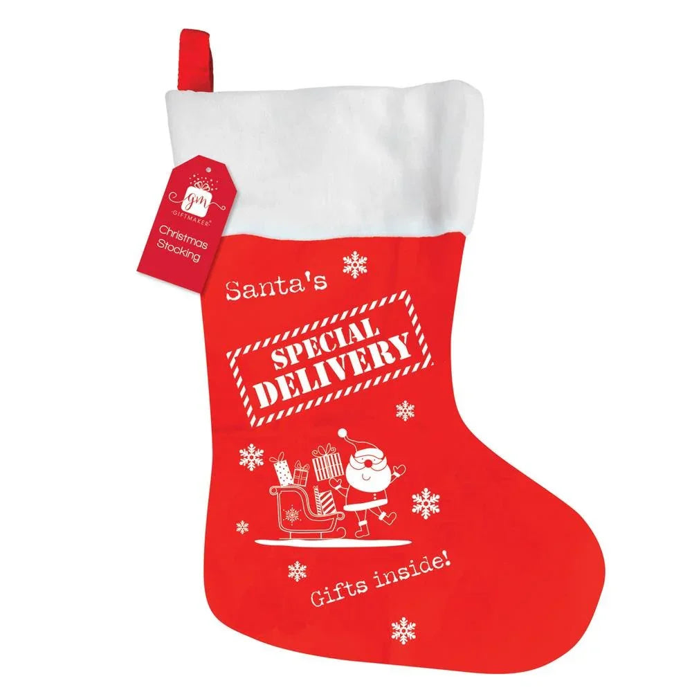 Santas Special Delivery Stocking
