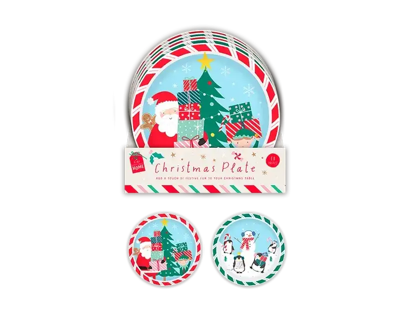 Festive Kids Christmas Plate