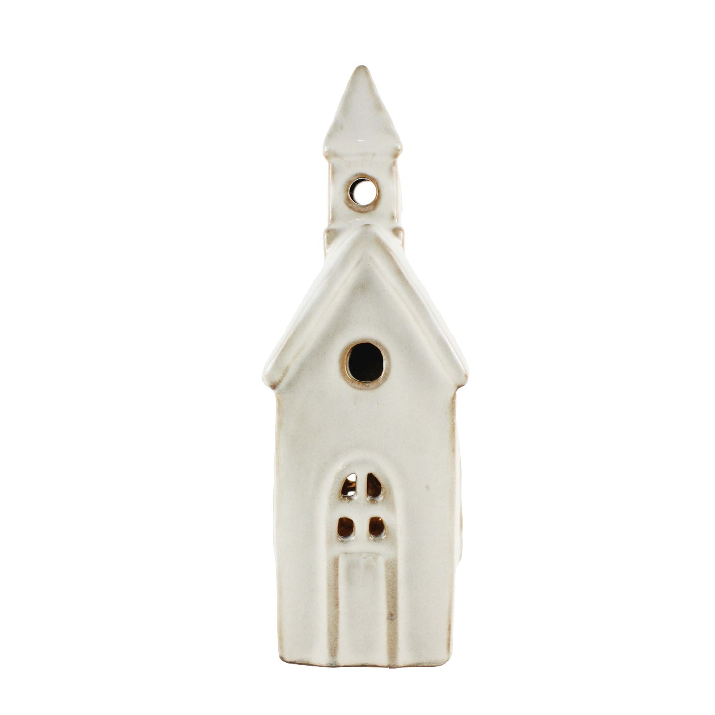 Discover the White Stoneware Church Ornament (23cm) at Bristow Direct