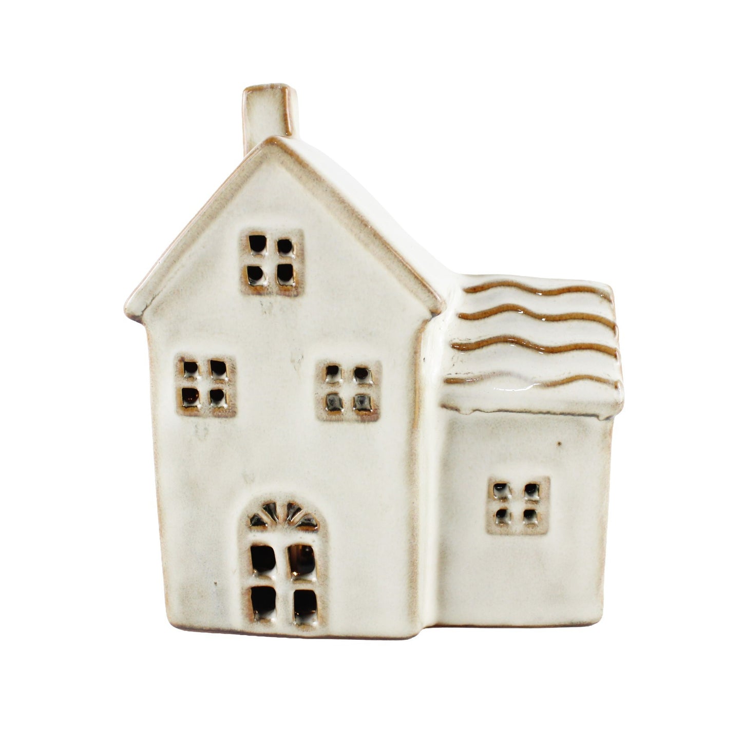 Discover the White Stoneware House Ornament (13cm) at Bristow Direct