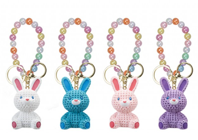 Rabbit Beads Keychain (Assorted)