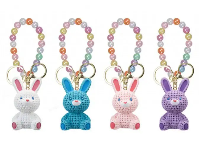 Rabbit Beads Keychain (Assorted)