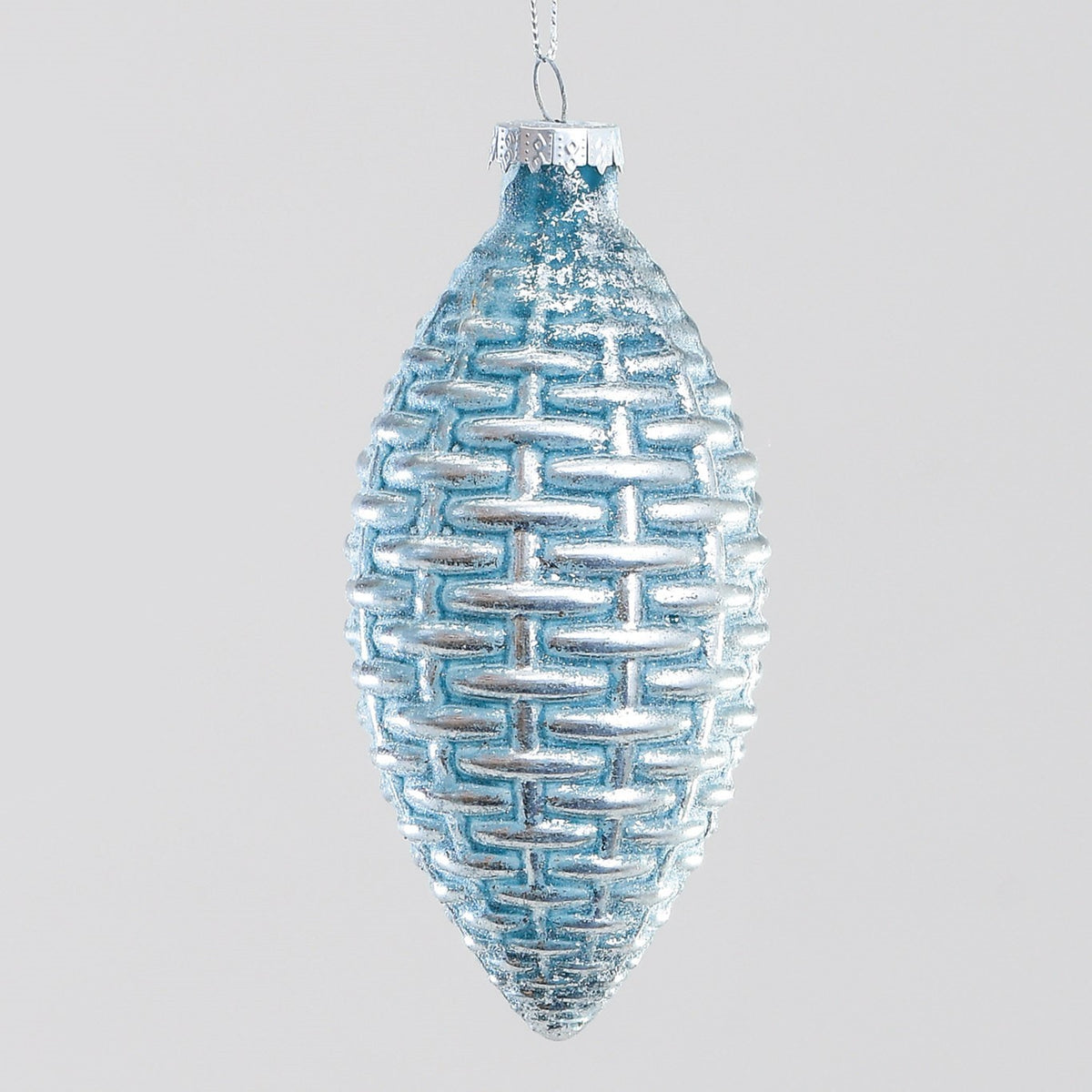 Discover the Blue Ridge Pattern Drop Decoration (13cm) at Bristow Direct