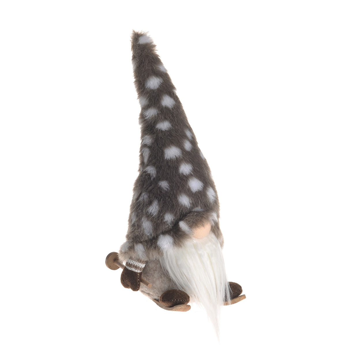 Discover the Skiing Gonk with Brown Spotted Hat at Bristow Direct