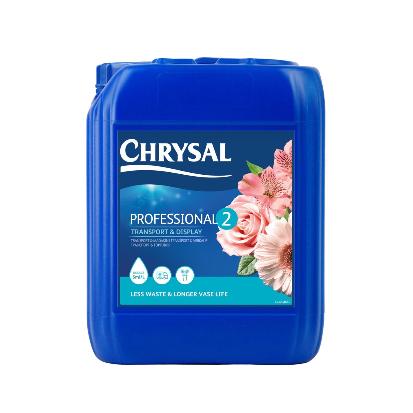 Discover the Chrysal Professional 2 Concentrated Transport Display Solution (5L) at Bristow Direct