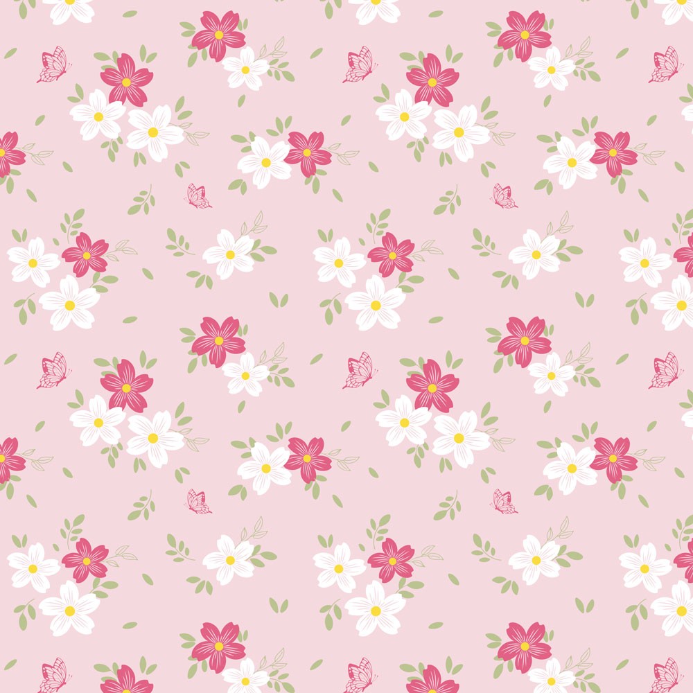 Discover the Blooms Butterflies Pink Tinted Cello Wrap (100m) at Bristow Direct