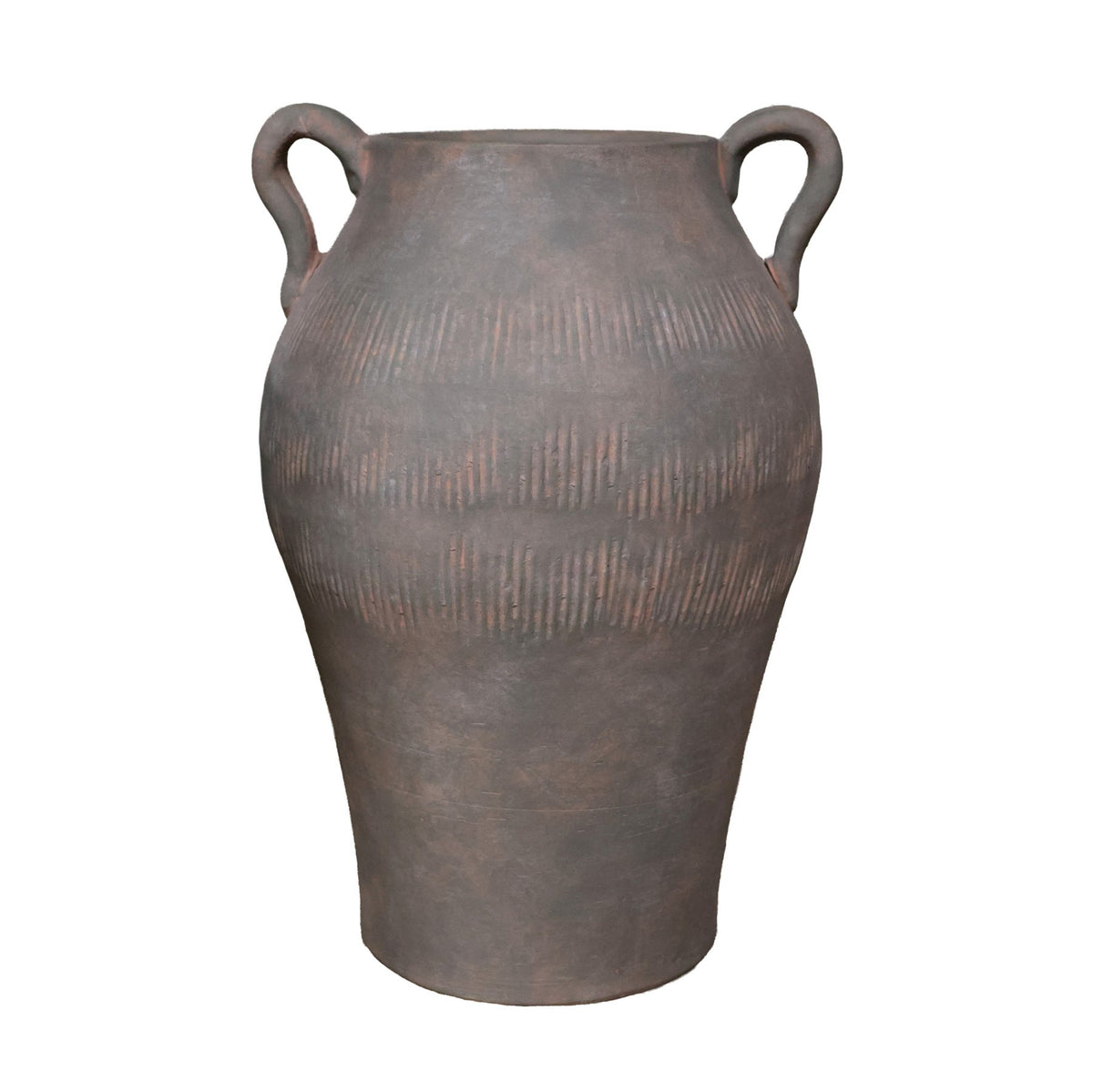 Discover the Hortus Antique Green Terracotta Roman Jar (43cm H) at Bristow Direct