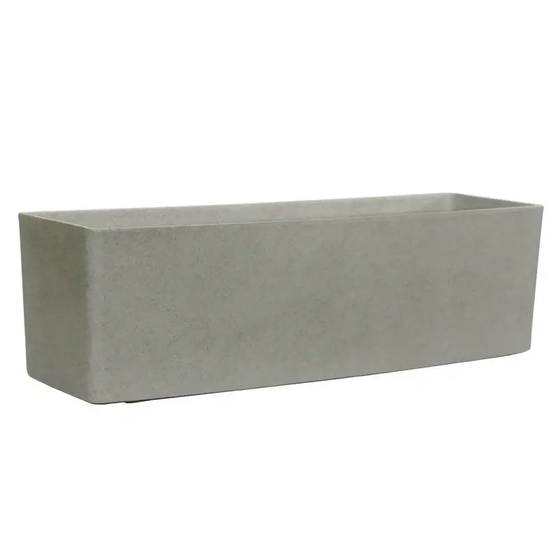 Cement Grey Aged Effect Plastic Trough (60cm)