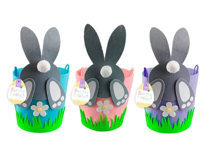 Easter Pom Pom Bunny Basket