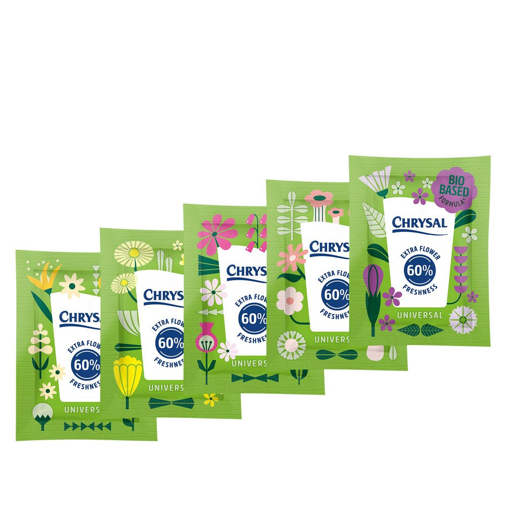 Discover the Chrysal Universal Liquid Flower Food 0.5 Litre Sachet (250pc) at Bristow Direct