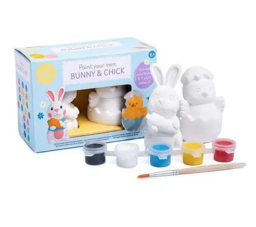 Paint Your Own Bunny and Chick Set