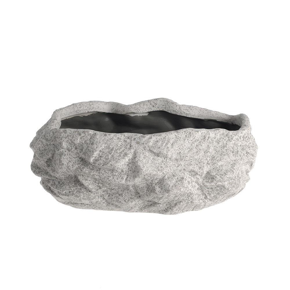 Discover the Rough Textured Grey Ceramic Planter (17.5cm) at Bristow Direct