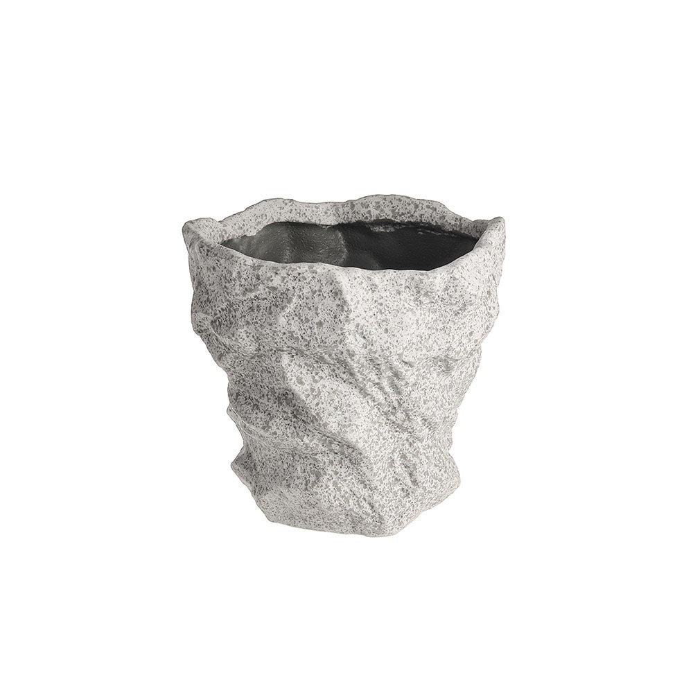 Discover the Rough Textured Grey Ceramic Pot (15cm) at Bristow Direct