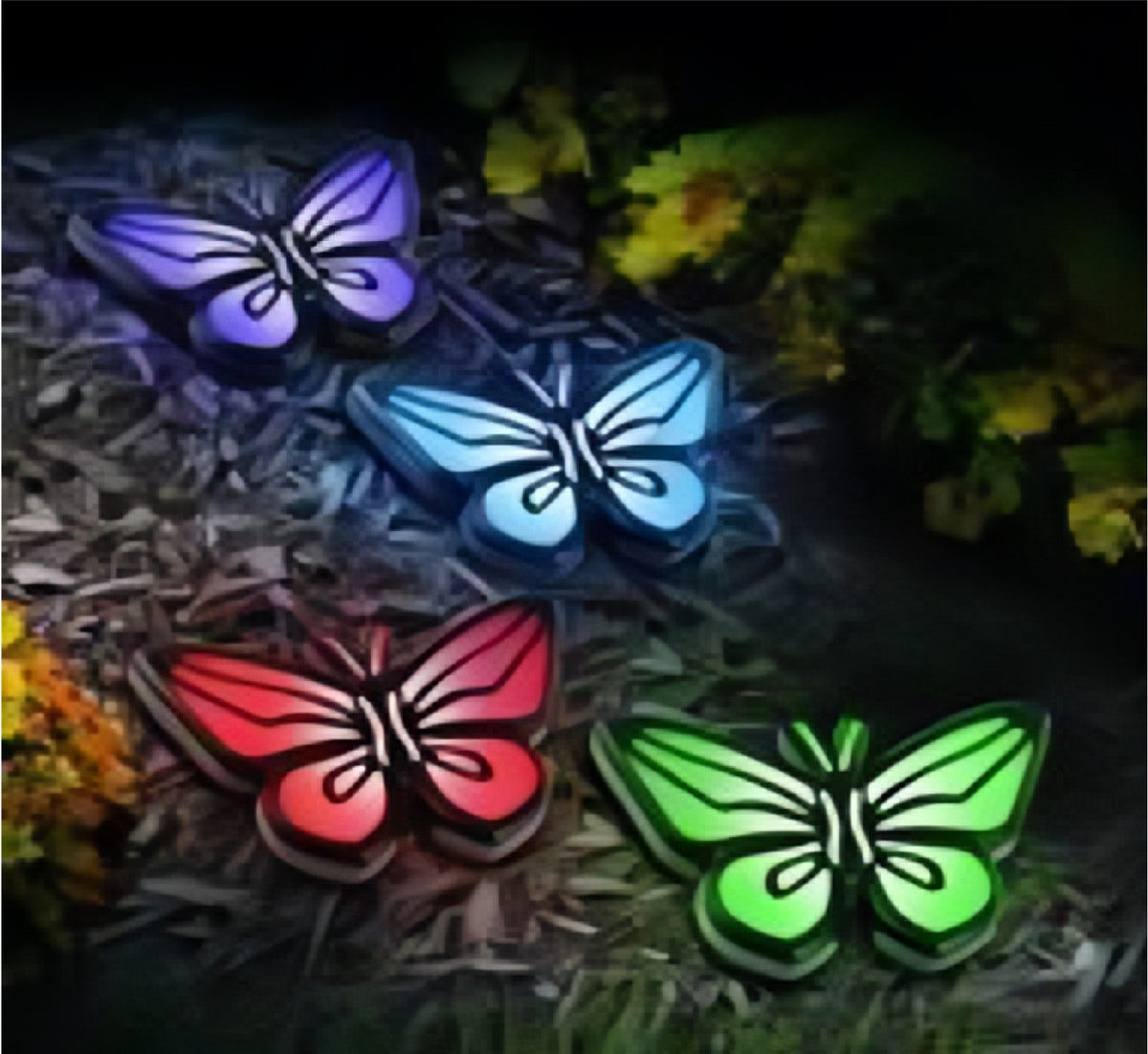Discover the Multicoloured Butterflies LED Solar Lights at Bristow Direct