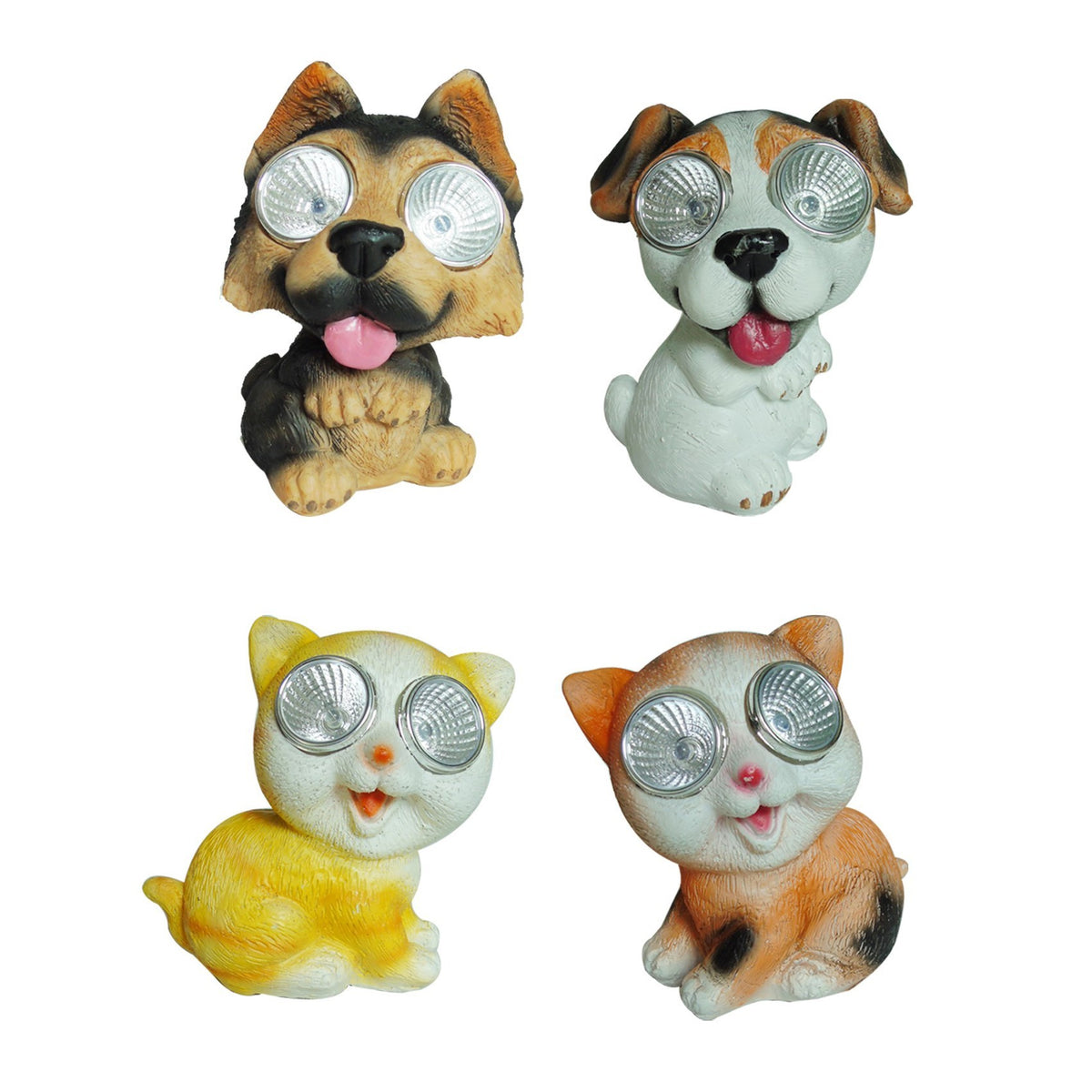 Discover the Animal Solar eyes Ornaments 4 Asso (11cm) at Bristow Direct