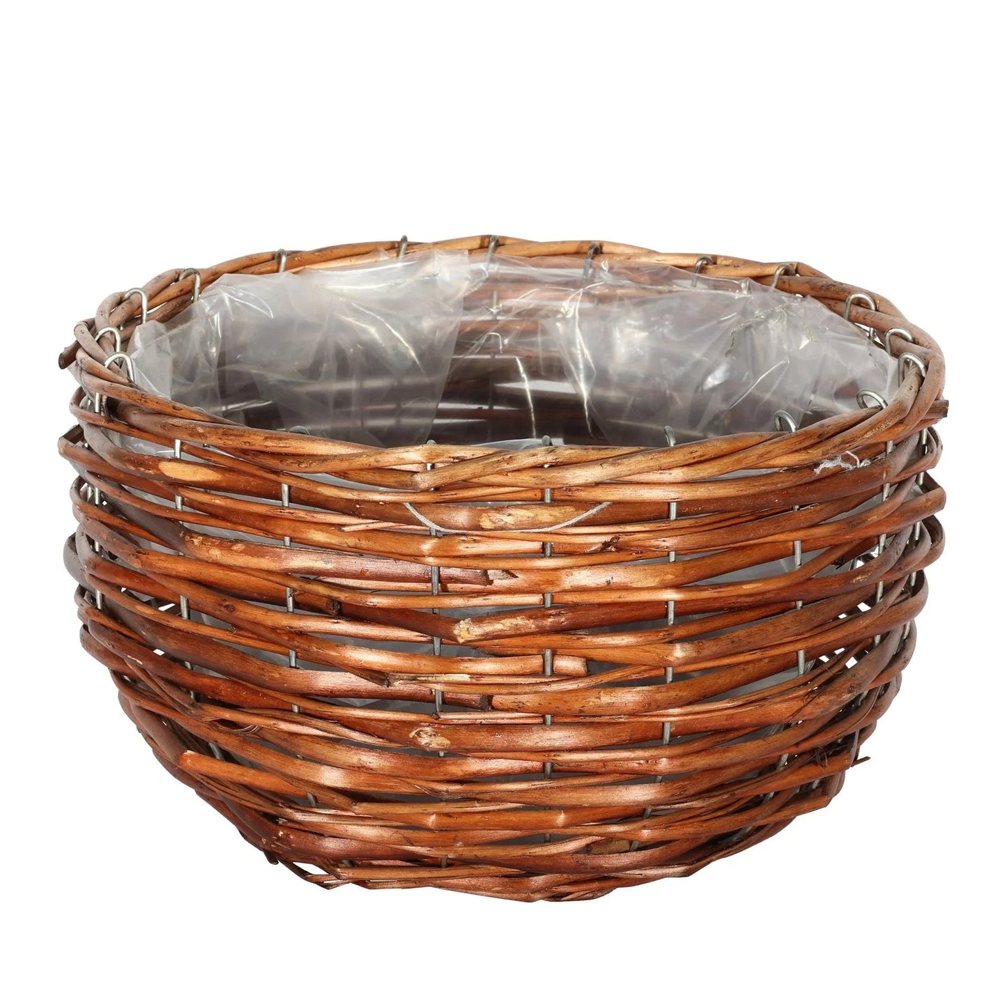 Discover the Brown Wicker Round Basket at Bristow Direct