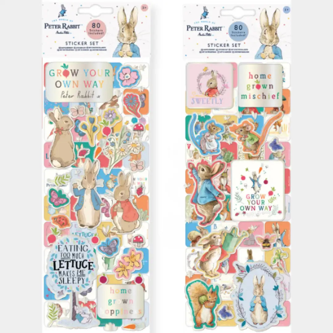 Peter Rabbit Sticker Sheets (80 Stickers)