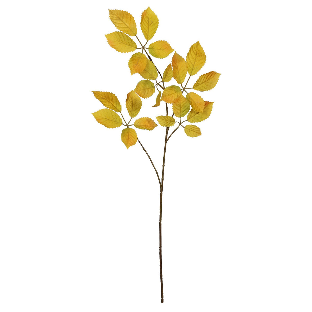Discover the Yellow Leaf Spray (74cm) at Bristow Direct