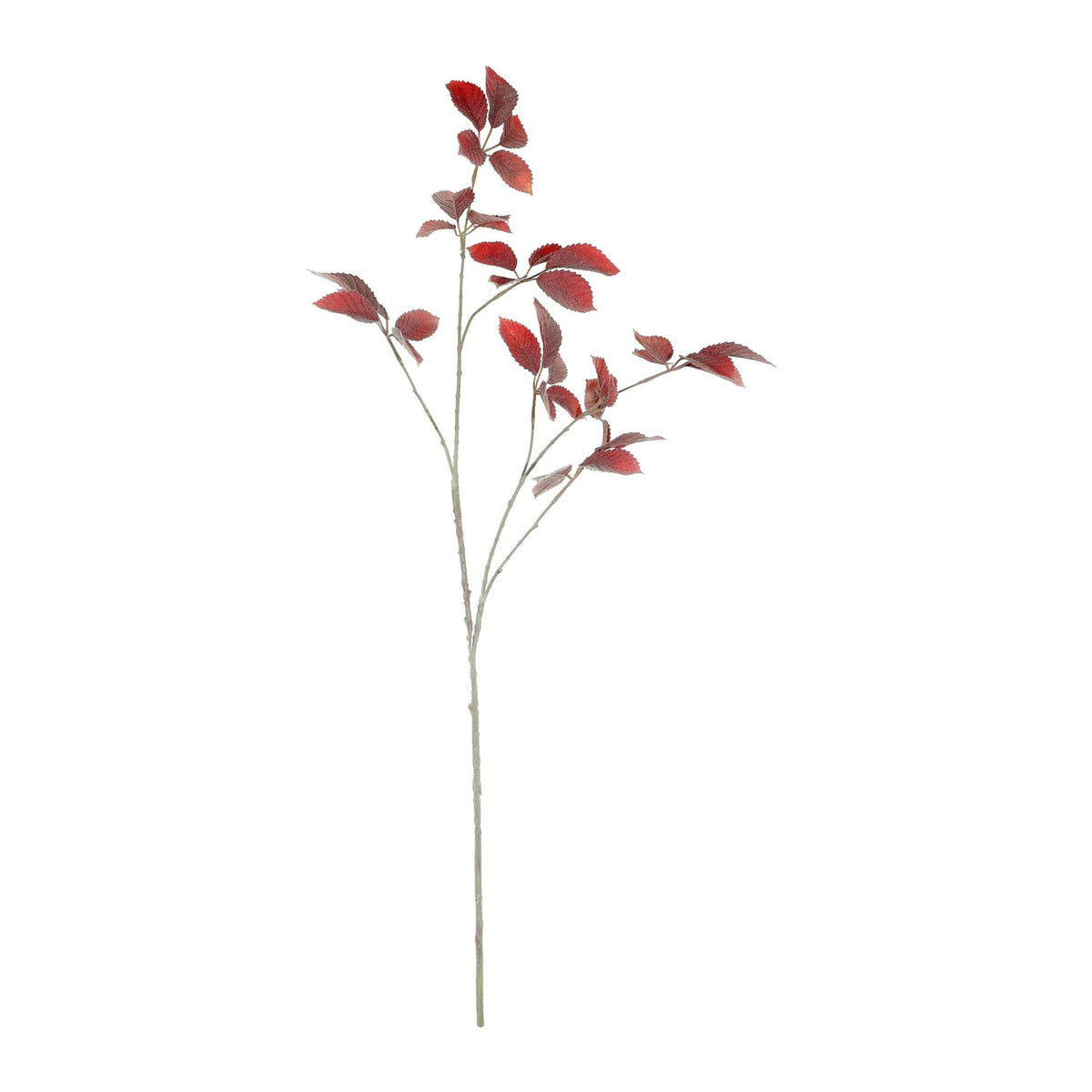 Discover the Red Leaf Spray (112cm) at Bristow Direct