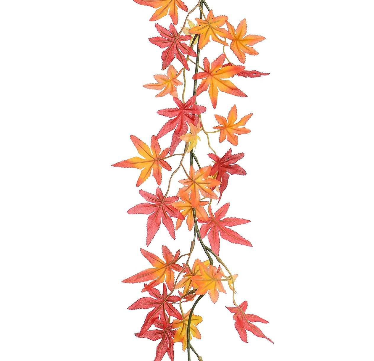 Orange Red Maple Garland