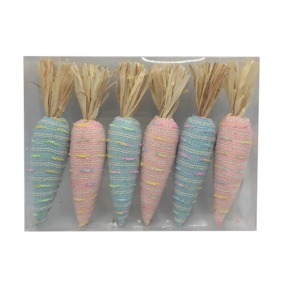 Pink and Blue Decorative Carrots