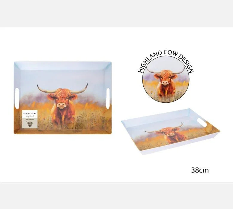 Discover the Highland Cow Serving Tray at Bristow Direct