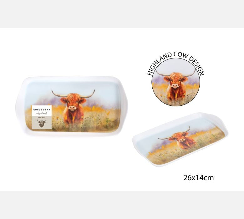 Discover the Highland Cow Tea Tray at Bristow Direct