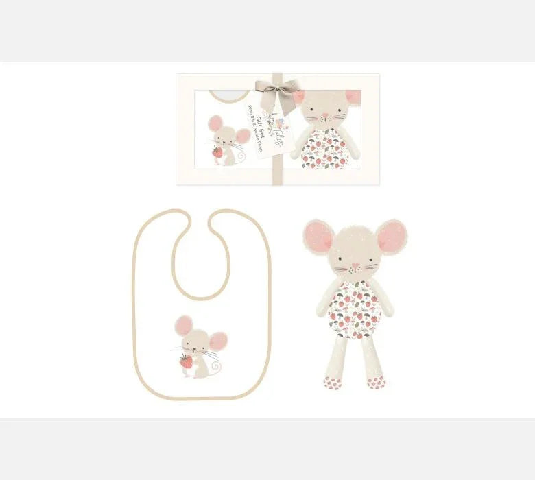Garden Tales Bib & Teddy Set