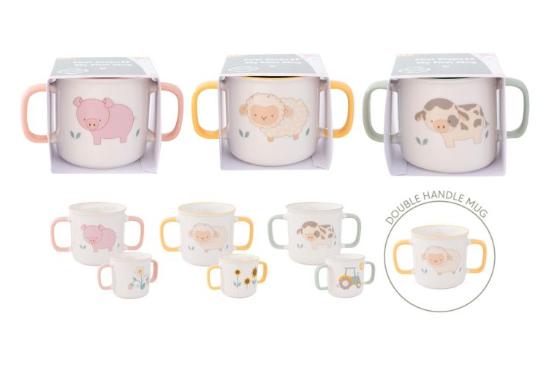 Discover the First Steps Farm Collection Kids Double Handled Mug at Bristow Direct