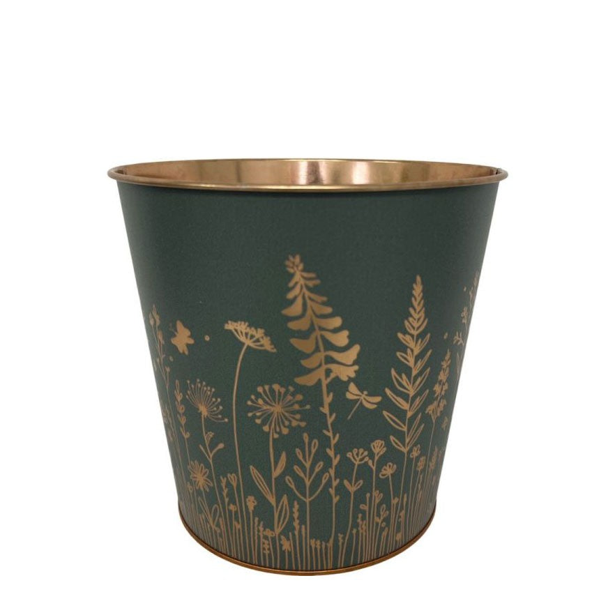 Discover the Dark Green Wild Flowers Zin Pot at Bristow Direct