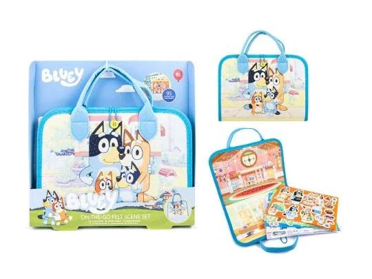 Discover the Bluey On The Go Felt Set at Bristow Direct