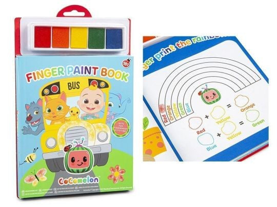 Discover the Cocomelon Finger Paint Book Set at Bristow Direct