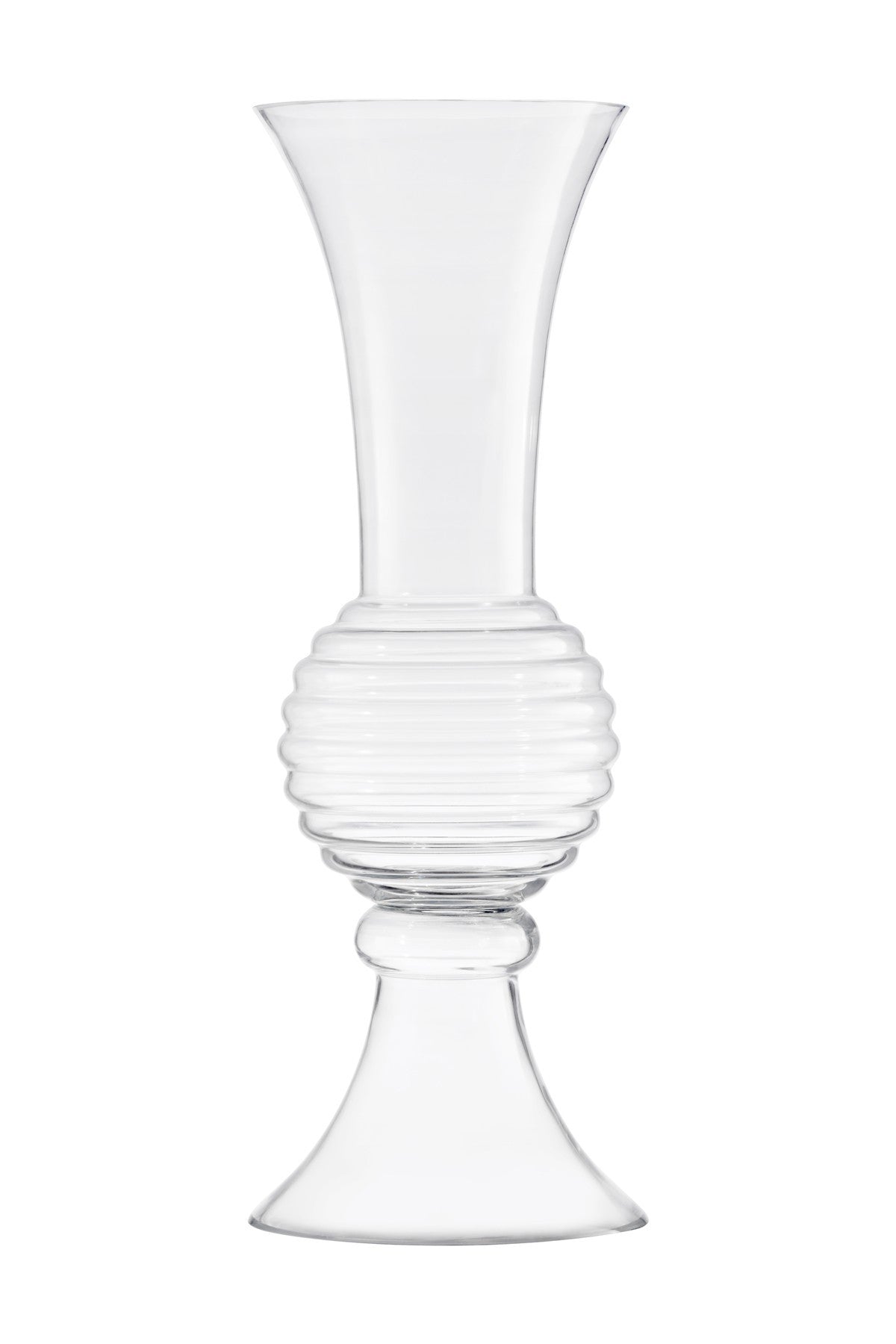 Discover the Honeycomb Duo Clear Glass Vase (55cm) at Bristow Direct