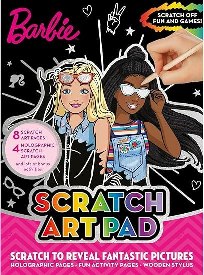 Discover the Barbie Scratch Art Pad at Bristow Direct