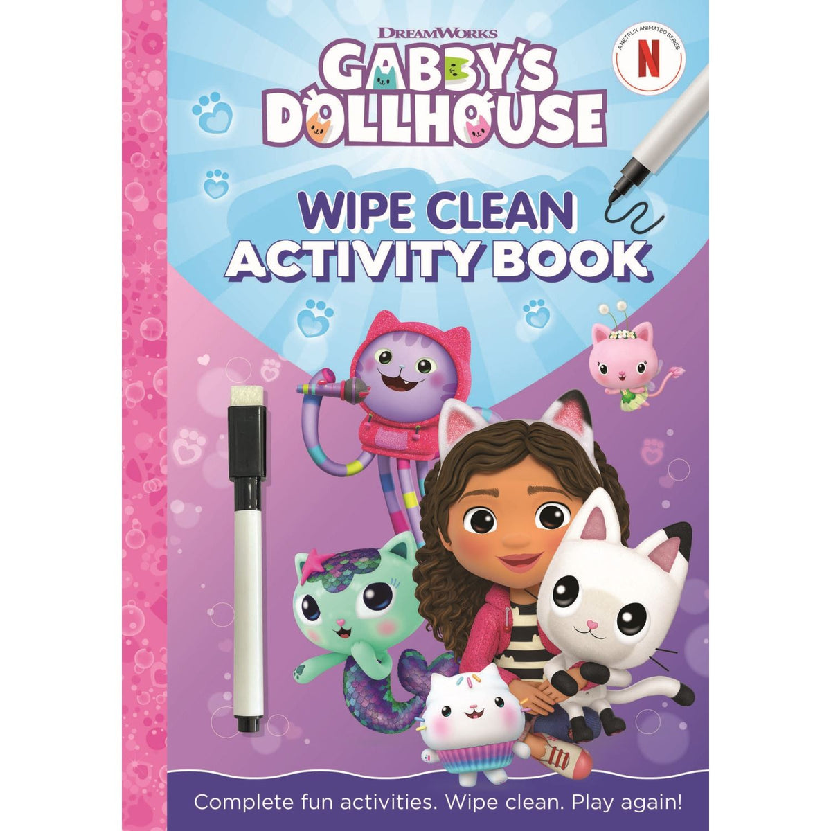 Discover the Gabbys Dollhouse Wipe Clean Book at Bristow Direct
