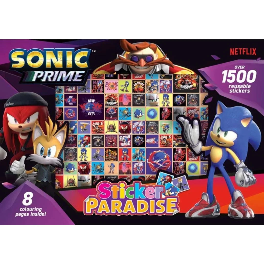 Discover the Sonic Prime Sticker Paradise at Bristow Direct