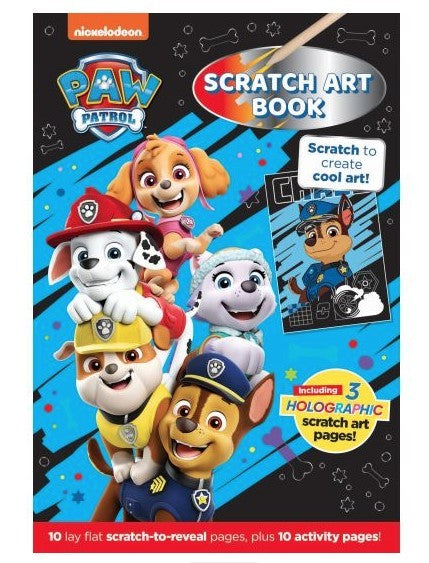 Discover the Paw Patrol Scratch Art Book at Bristow Direct