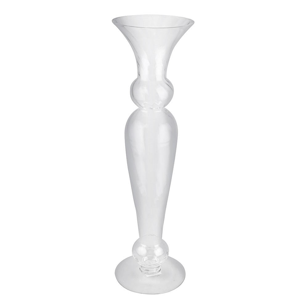 Discover the Clear Florence Ripple Glass Vase (50cm) at Bristow Direct