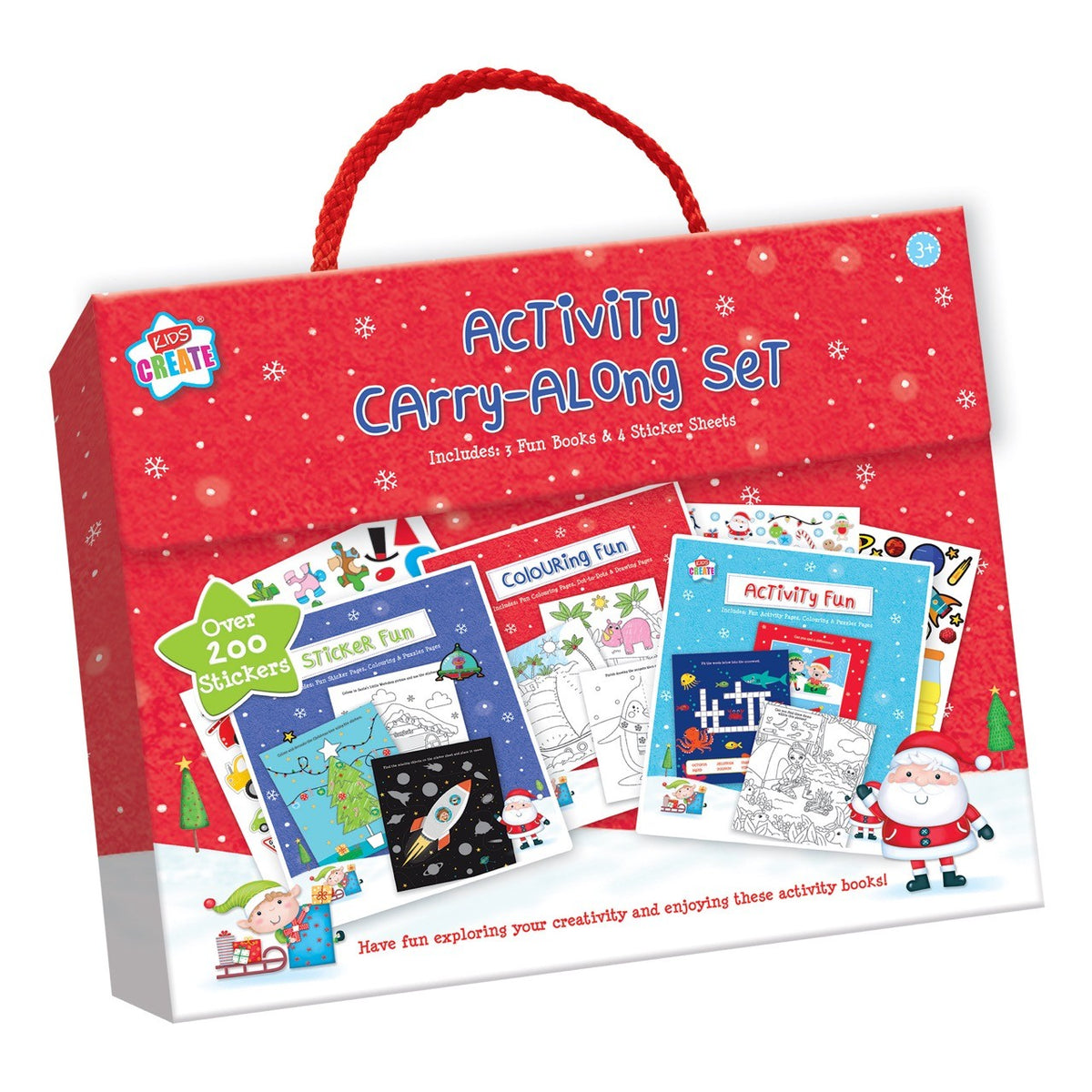 Discover the Christmas Stickers Activities Carry Case at Bristow Direct